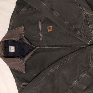 Vintage Carhartt Detroit Jacket XL J97 MOS Moss Green Blanket Lined 90s Workwear